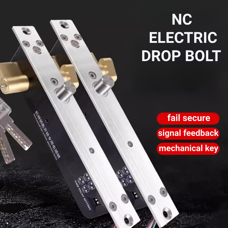 electric dropbolt door lock key mortise lock latch for elevator access control system electric drop bolt lock for smart gate