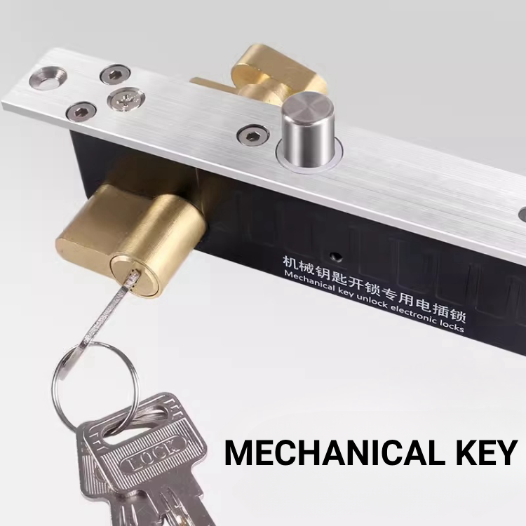 electric dropbolt door lock key mortise lock latch for elevator access control system electric drop bolt lock for smart gate