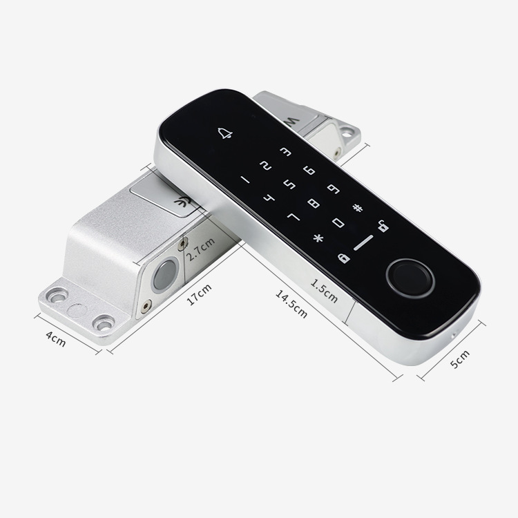 No Punching Wireless Access Control Kit With Electric Drop Bolt Lock And Standalone RFID Access Keypad 2*AA Battery