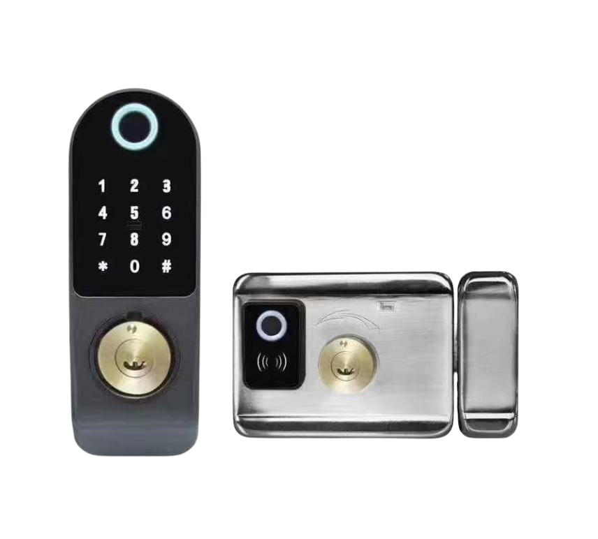 Anti-theft Tuya Smart Lock Keyless Fingerprint Door Lock With Card Wireless Access Control Keypad