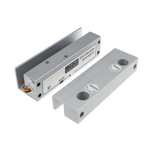 aluminium u type electric bolt lock delay adjustable lock with door signal feedback for frameless door