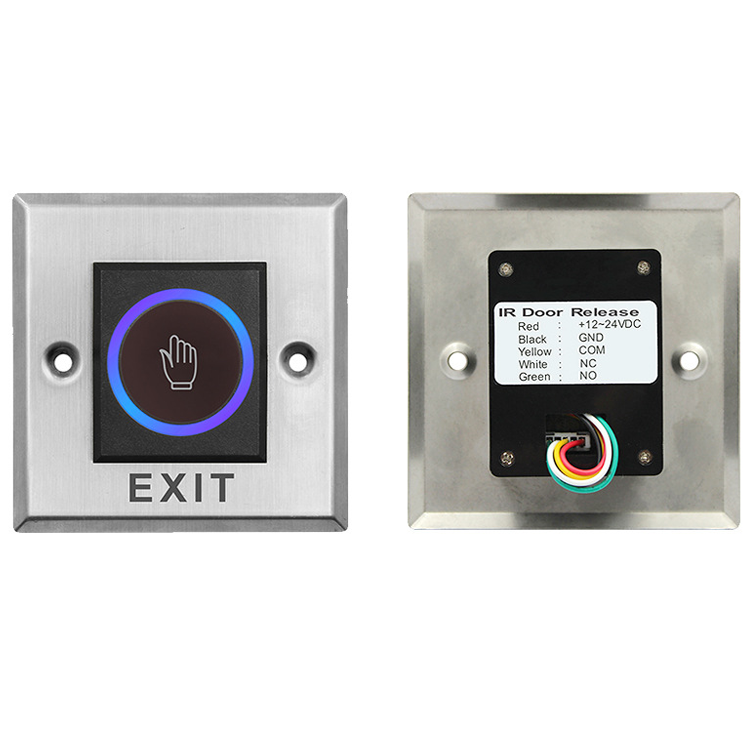 Infrared Exit Button No Touch Access Control Door exit Push Button for Release Button Switch