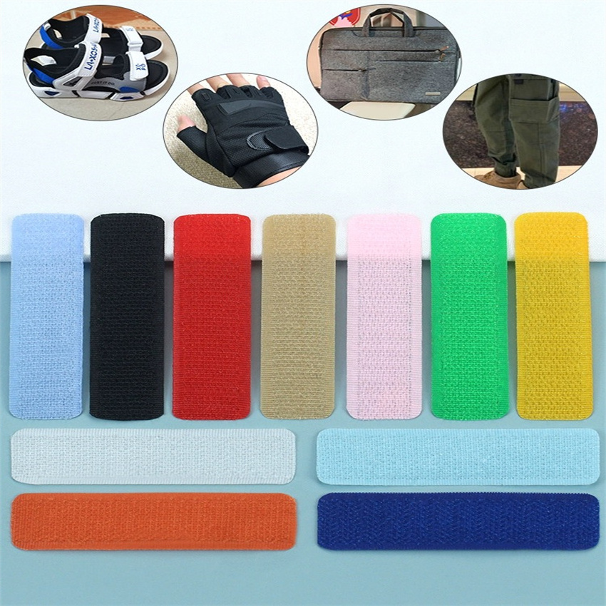 Die cut Adhesive Tape Hook and Loop Fasteners Double Sided Sticky Back Heavy Weight Carpet Gripper Pad Wall Mounting Tapes