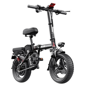 Uwant 400W 14" E Bike Foldable Electric Bicycle Folding City Electric Bicycle Folding E Bike For Adult electric bike foldable