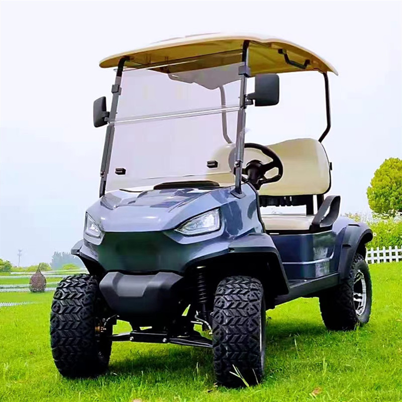 uwant 2+2 Seater Electric Golf Cart/Golf Buggy For Sale Lithium Battery 5KW7KW System  gas powered electric golf cart