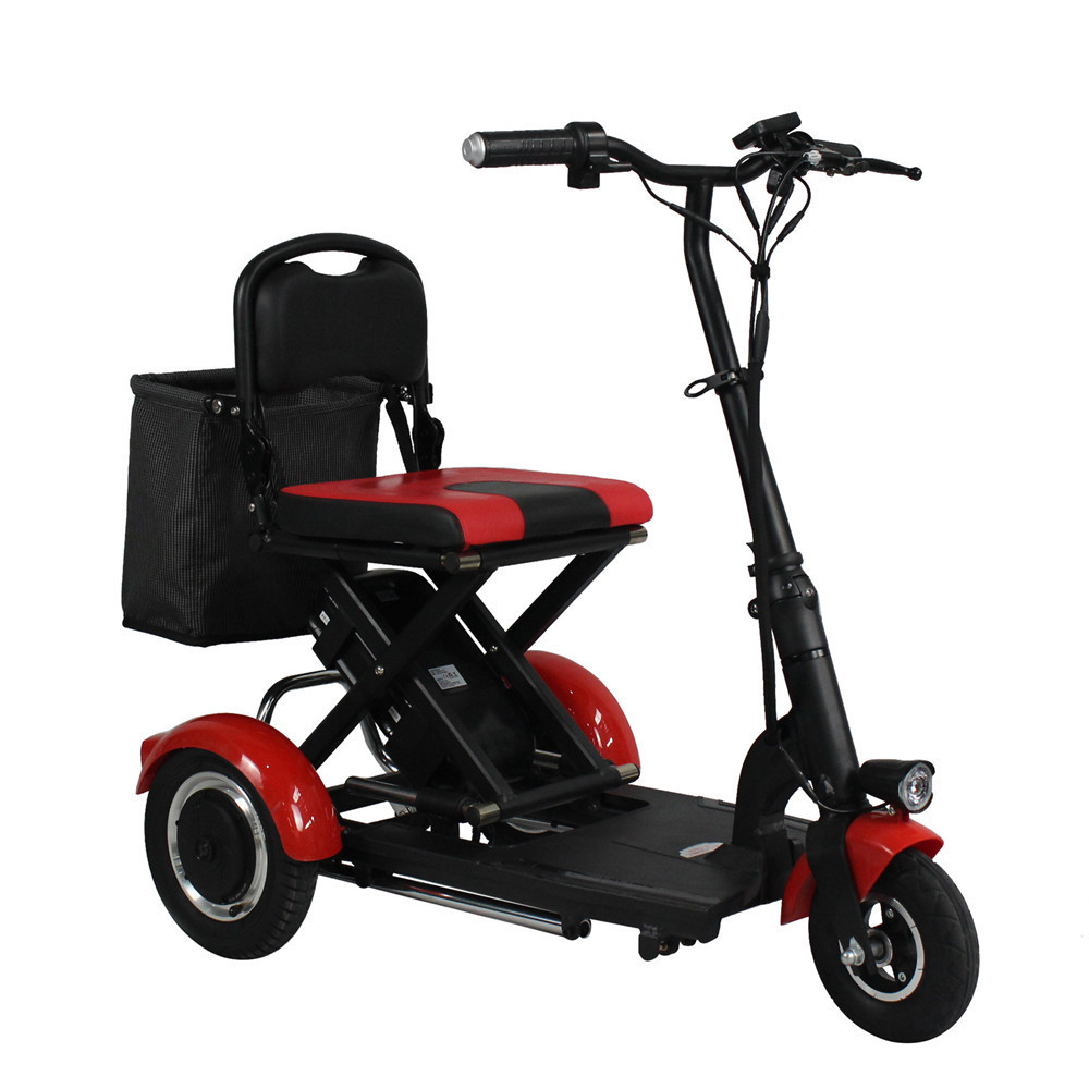 Uwant New Design Foldable 3 Wheel Electric Mobility Scooter 10 inch Mobility Scooter for Handicapped