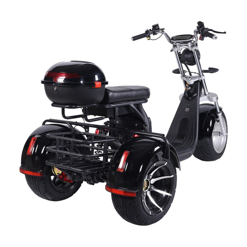 uwant electrical  with rear seat cabin  used  enclosed  electric folding  scooter pedal  bike 4 wheel   electric tricycles