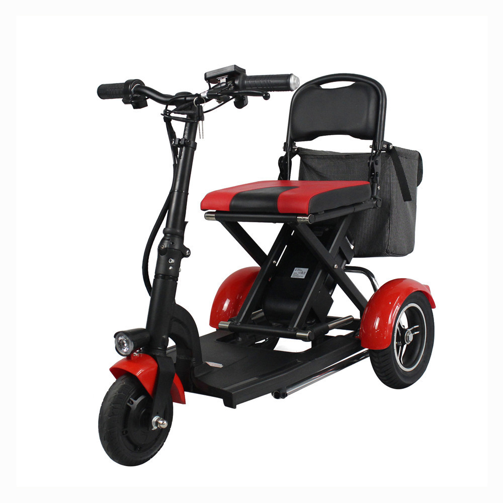 Uwant New Design Foldable 3 Wheel Electric Mobility Scooter 10 inch Mobility Scooter for Handicapped