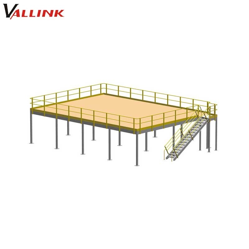 Warehouse Free Standing Modular Mezzanine Floor Kits