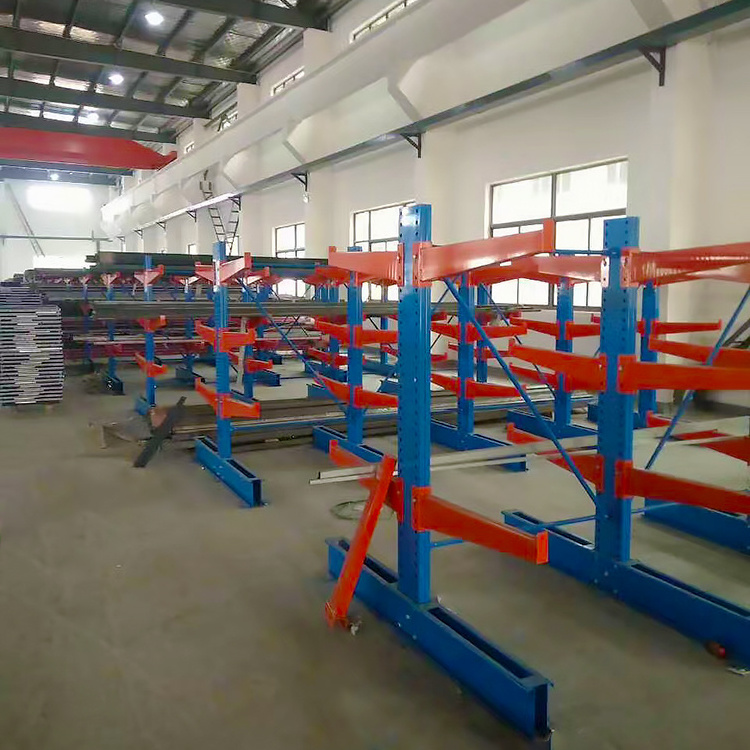 Heavy Duty Double Sided Storage Racks Cantilever Racking For Warehouse Structural Hose Cantilever Shelves