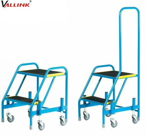 Easily Aluminum Assembly Movable Safety Step 3-step Platform Step Ladder With Platform For Supermarkets