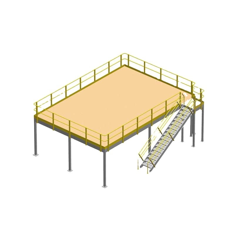 Warehouse Free Standing Modular Mezzanine Floor Kits