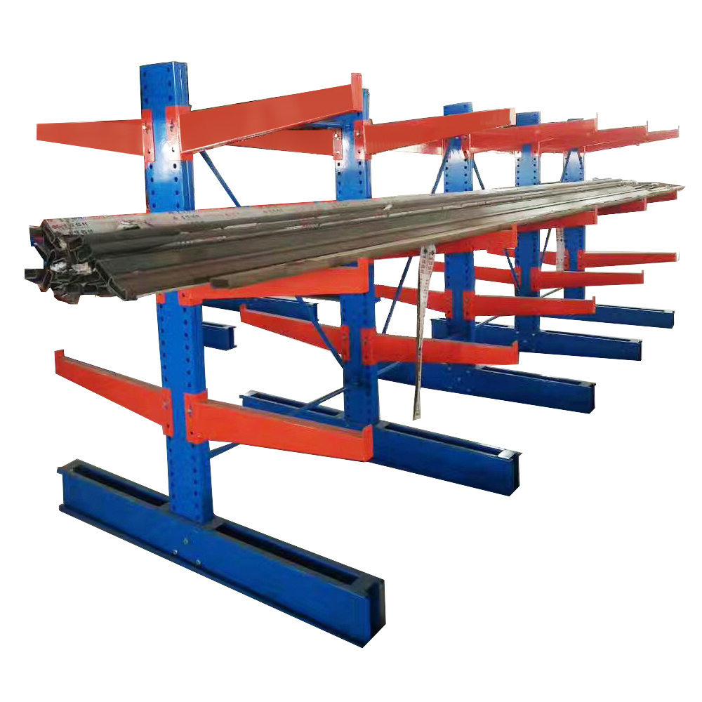 Heavy Duty Double Sided Storage Racks Cantilever Racking For Warehouse Structural Hose Cantilever Shelves