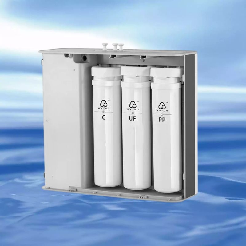 guangdong touchless tea bar under sink alkaline uf water ionizer machine filter cartridge without refrigerator  water treatment