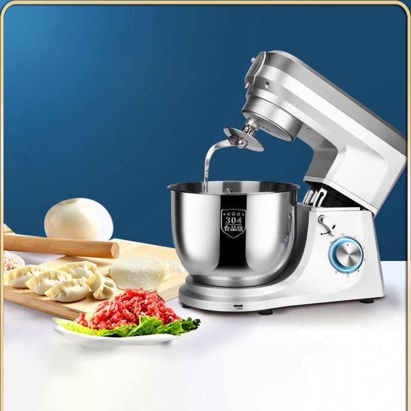 guangdong meatball food mixer commercial egg beater high speed kitchen mixer dough kneading machine big power meat grinders