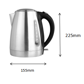 Vamia bouilloire electrique marado 2l 220V bouilloire electrique travel small electric kettles portable water heater tea kettle