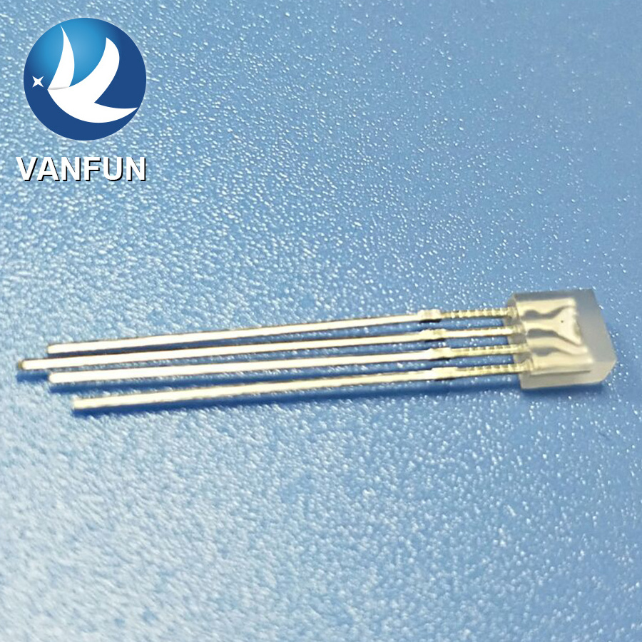 4 Legs square shape Rgb Led Light Emitting Diode with common Anode / cathode