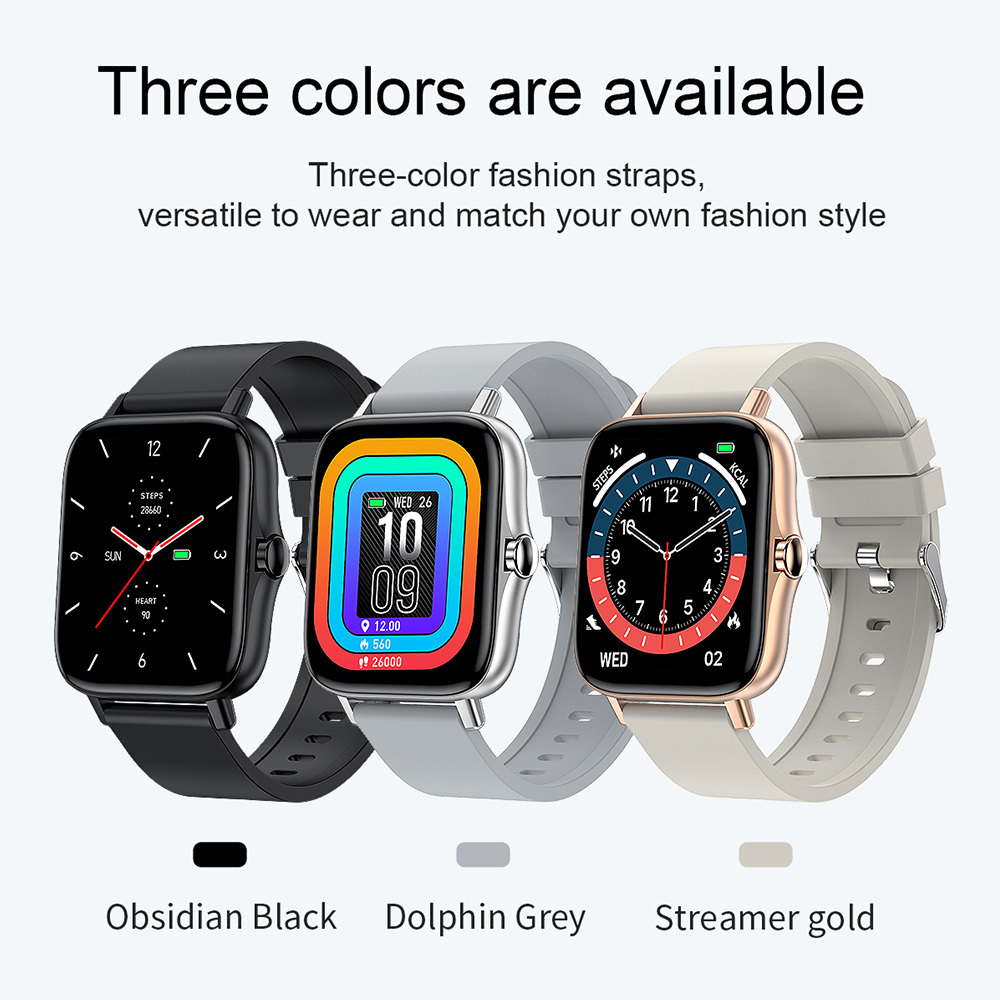 Light design 1.7 inch HD screen T42 BT call watches woman men wrist health smartwatch sdk smart sport watch