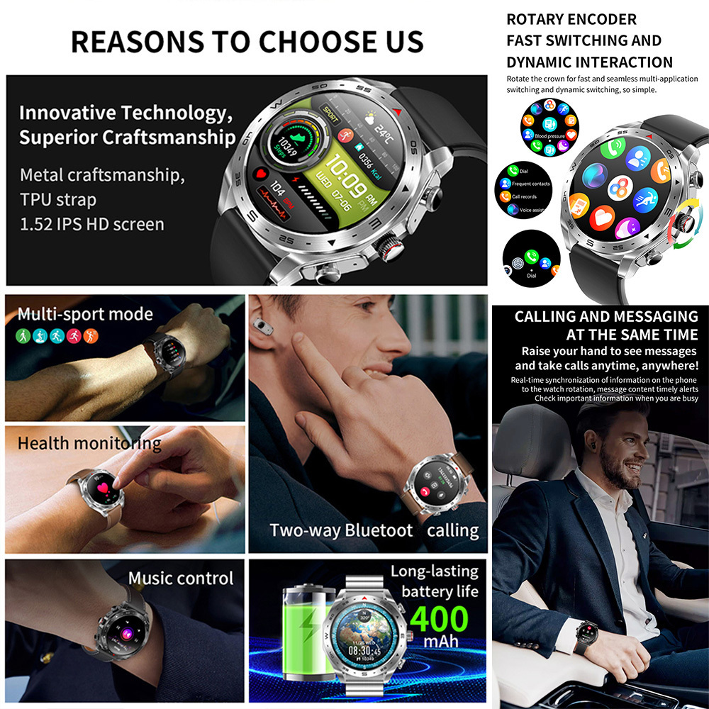 Dropshipping New Rohs Reloj Online Smart Watch With Wireless Headset Earbuds Smartwatch TWS Earphone LCD Display Smartwatch