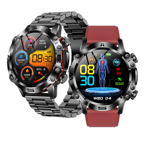 Mechanical men's style Health care reloj temperature heart rate ET482 Smartwatch Outdoor sport AMOLED screen smart watch