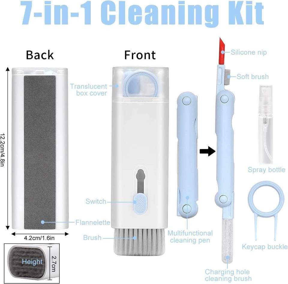 7 in 1 5 in 1 multifunctional spray clean phone 3 in 1 keyboard earphone earbuds cleaning pen brush utensils kit