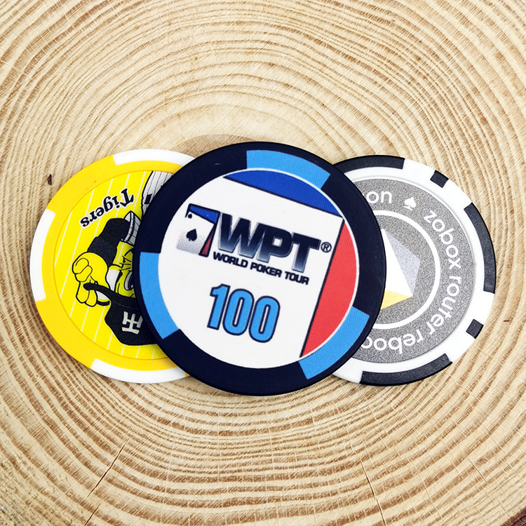 Chinese Factory Casino ABS Plastic Clay Custom Ceramic Poker Chips with Poker Chip Case