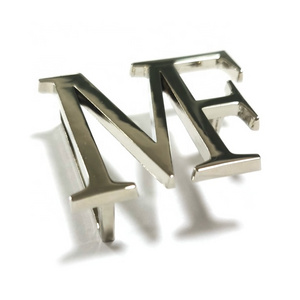 VastGifts Factory Wholesale Custom Logo Metal Brass Gold Plating Letter Men Belt Buckle