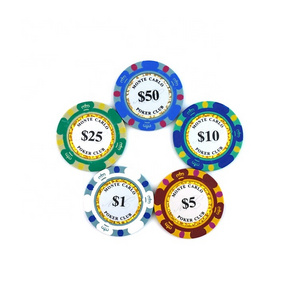 Wholesale Cheap Custom Denomination Oversized Juego Golf Mini Metal Casino Poker Chip