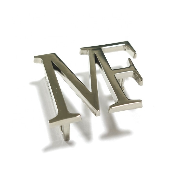 VastGifts Factory Wholesale Custom Logo Metal Brass Gold Plating Letter Men Belt Buckle