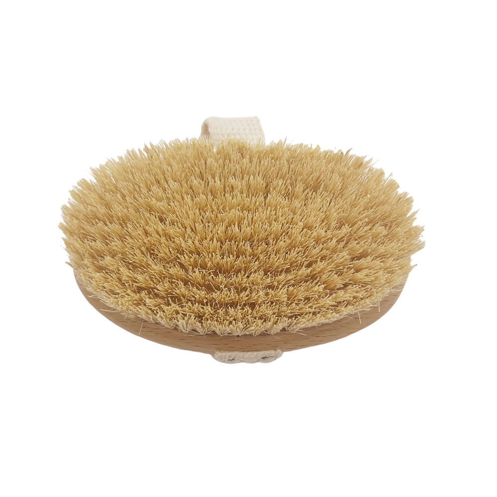 Wholesale Natural Bristle Foot Dead Dry Skin Massage Scrubber Shower Rubbing Brush Skin Body Brush For Bathroom Accessories