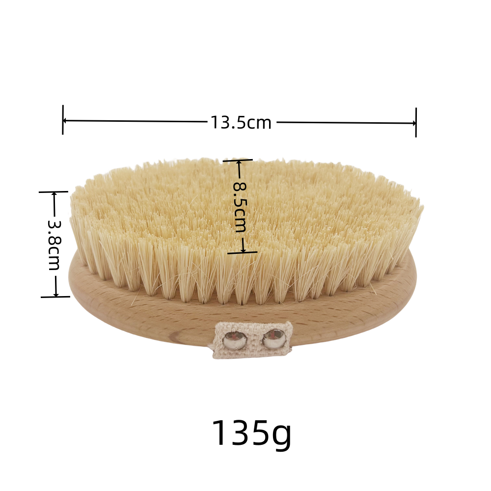 Wholesale Natural Bristle Foot Dead Dry Skin Massage Scrubber Shower Rubbing Brush Skin Body Brush For Bathroom Accessories