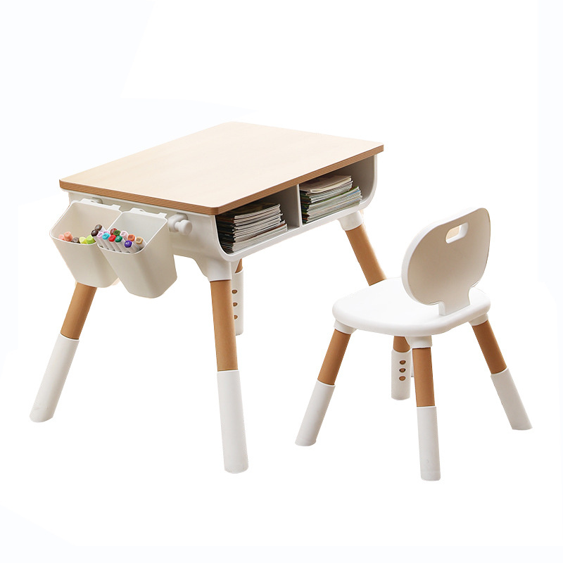 Kids Toddler Wooden Table and Chair Set Party Event Kids Study Table Furniture for Children's Room