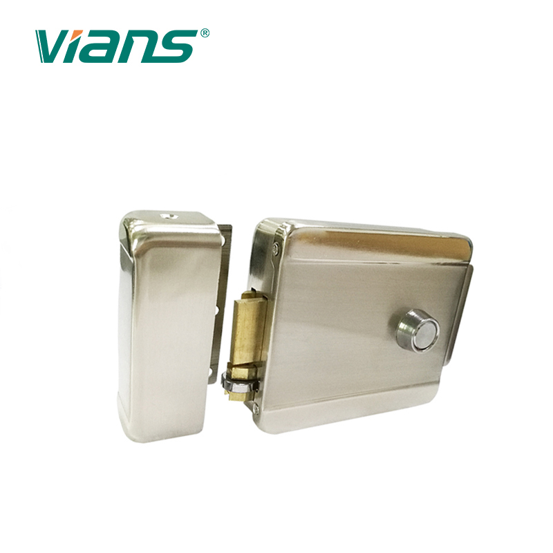 Push Button 12V Electric Door Lock Electric Rim Lock