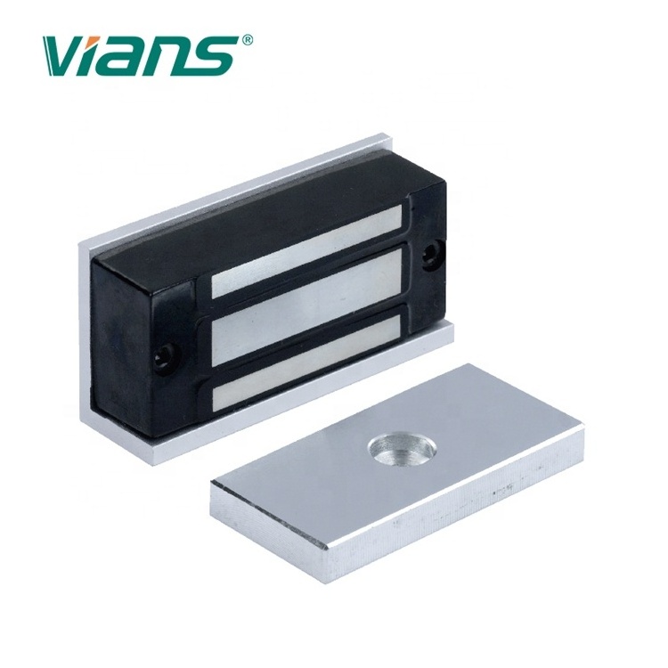 VIANS 60Kg120Lbs holding force showcase cabinet door lock security Mini single electromagnetic magnetic lock