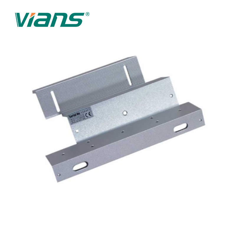 VIANS TK ZL Type Bracket Electric Magnetic Lock  toward inside Opening Doors 280KG magLock ZL BRACKET