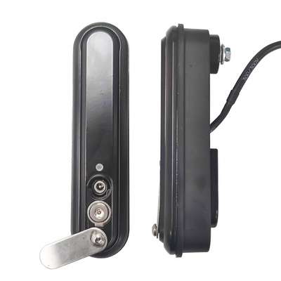 VIANS electric cabinet lock Stainless Steel black high salt spray resistance handle lock