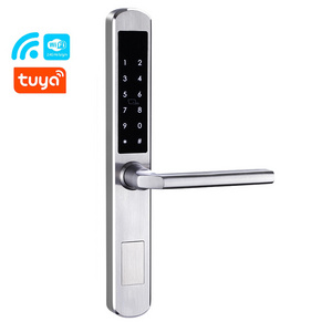 Vians Multi-point Key Card Narrow Sliding Door Password Digital Smart Door Lock with Euro Mortise