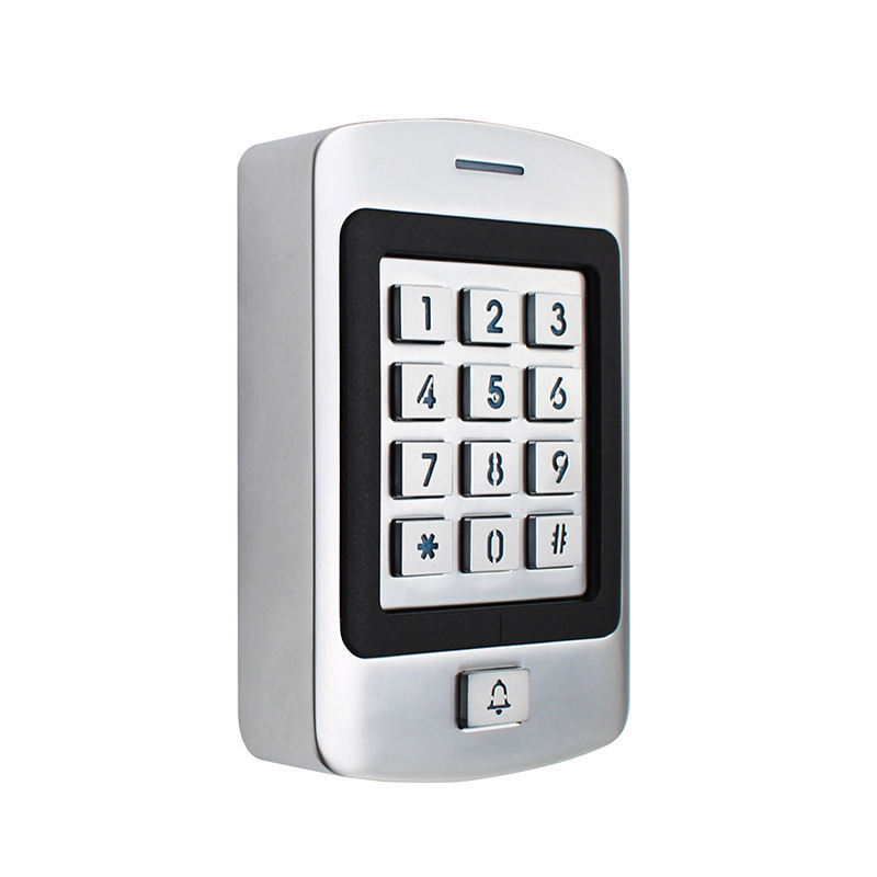 VIANS Waterproof IP66 Metal Standalone Keypad Access Control with Doorbell RFID System 125KHz EM Card Keypad