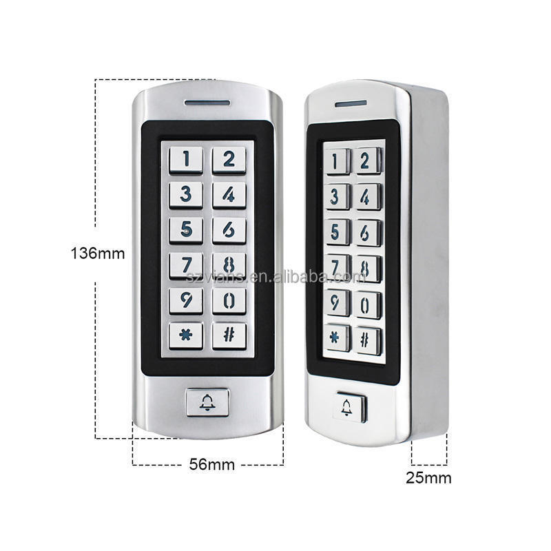 VIANS IP66 Access Control Doorbell Support Remote Control Open Door Reader Waterproof Keypad