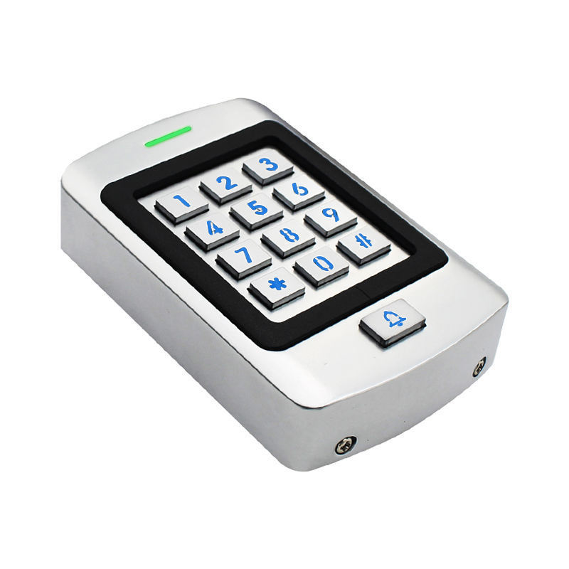 VIANS Waterproof IP66 Metal Standalone Keypad Access Control with Doorbell RFID System 125KHz EM Card Keypad