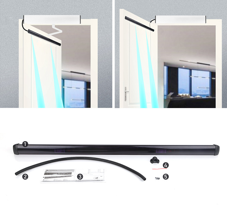 Vians Presence Moving Safety Curtain Automatic Door Opener Light Bar Smart house system Detect Infrared Top Scan Sensor