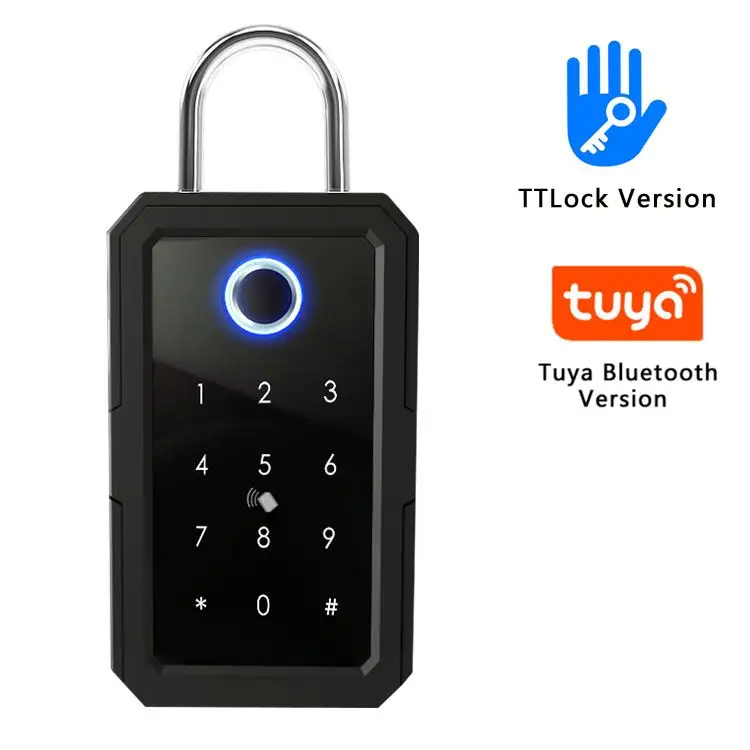 Digital Lock Electronic Password Tuya/ TT Lock BLE  Safe Key Box Smart Fingerprint Lock