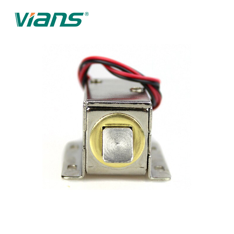 VIANS electric solenoid magnetic lock Micro safe Bolt Lock Door Gate Release Assembly Electric Control MINI desk Cabinet Lock