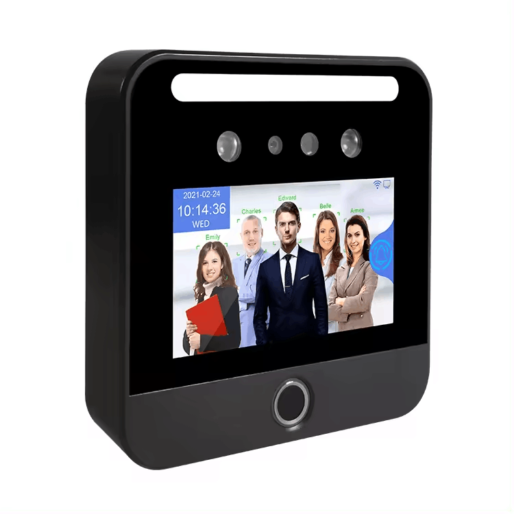 VIANS 5 Inch WiFi Biometric Fingerprint Time Attendance Device Recognition WDR 5 Person Office apartment Access Control system