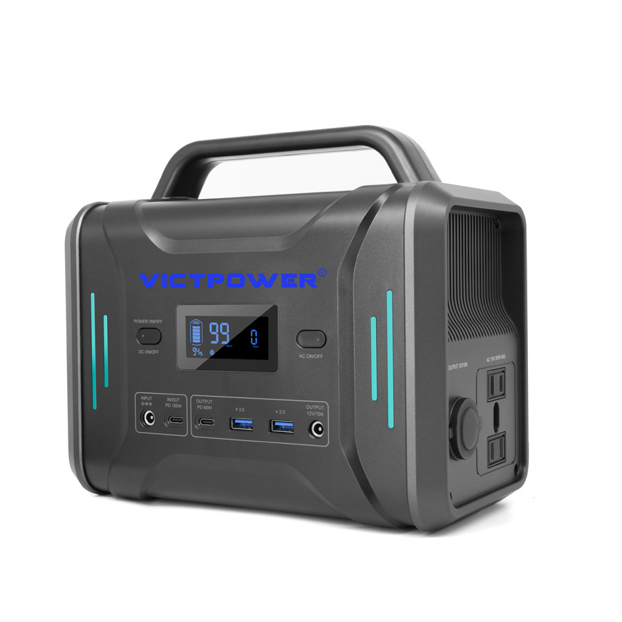 Home Outdoor Camping 300w 110v 220v Lifepo4 Battery Pack Dc Ac Usb  Portable Solar Power Station