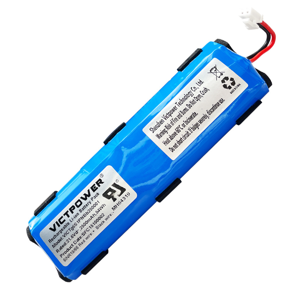 Victpower custom battery pack 21.6V 2500mAh 54Wh rechargeable lithium battery for gun massage