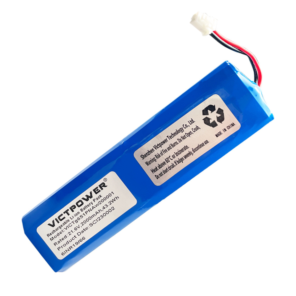 Victpower factory direct rechargeable battery pack 21.6V 2000mAh 43.2Wh lithium battery for gun massage