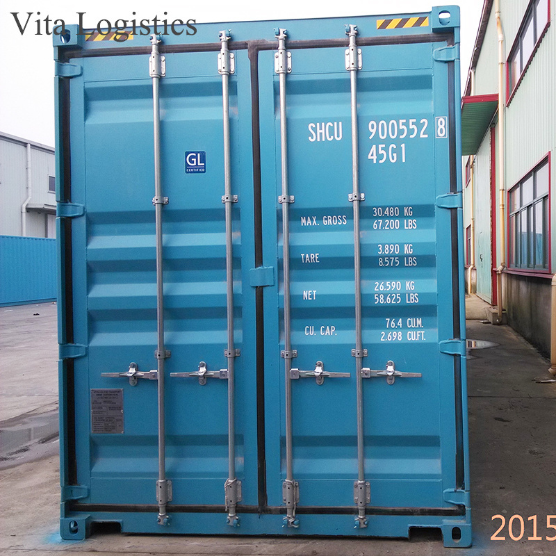 40HQ Shipping Container New Sale in Shenzhen Second Hand 40ft Dry Containers VITA Carbon Steel CSC 20ft Dry Container from China