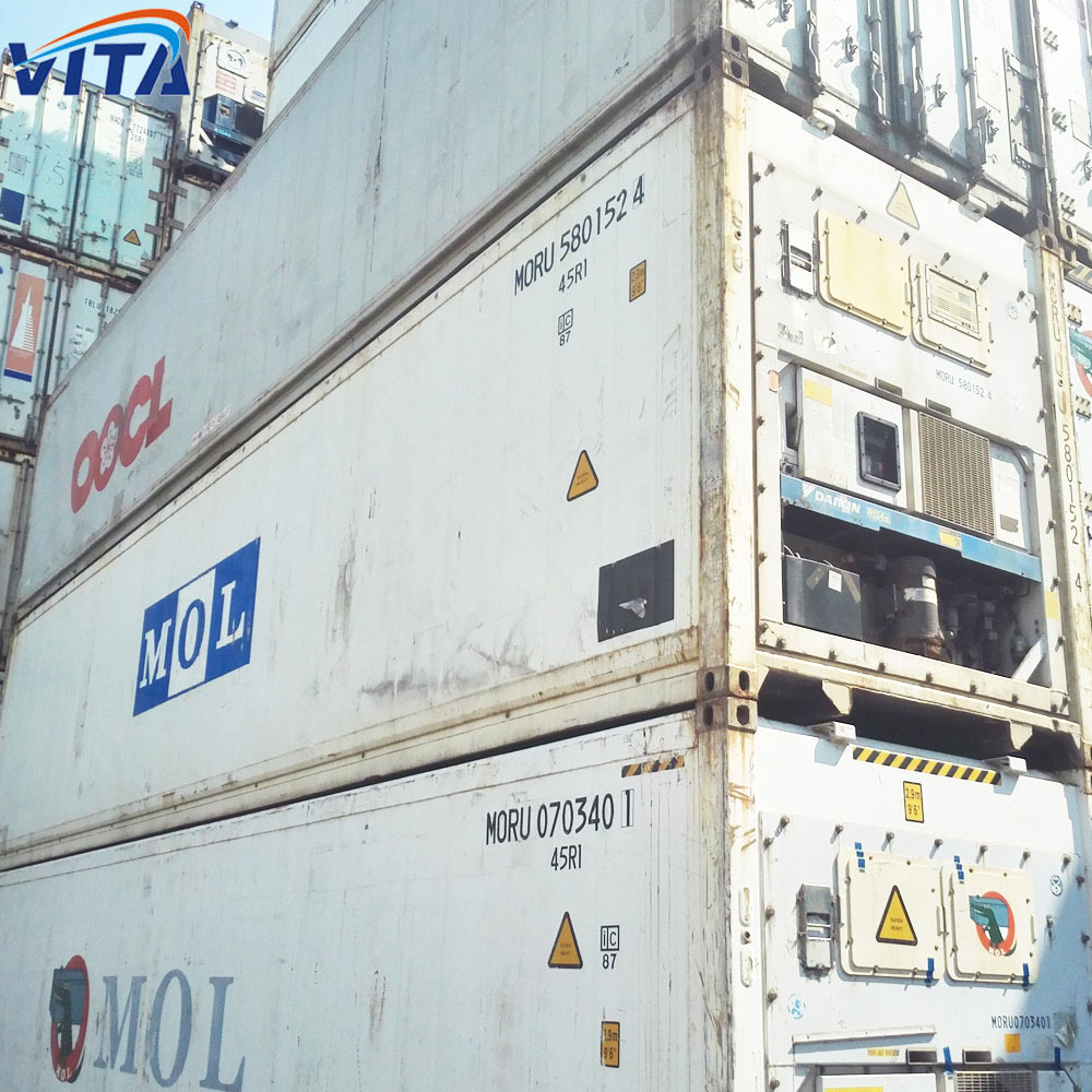 Sold best price used 20ft 40ft reefer container in China