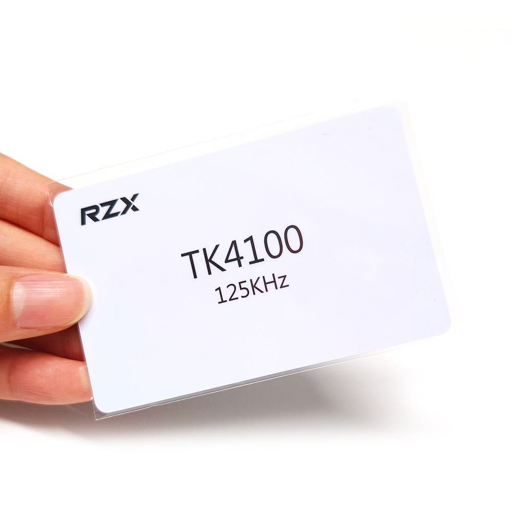 ISO standard CR80 64bit TK4100 PVC blank card 125KHz ID Identifications/Access control